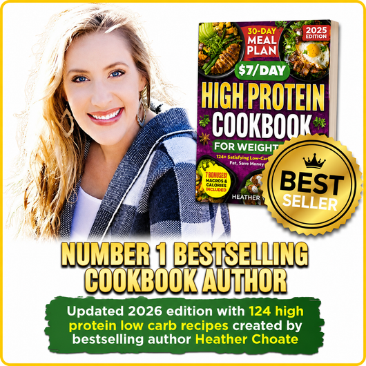 The High Protein Cookbook | 124 High-Protein Recipes & 30-Day Meal Plan