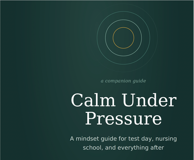 Calm Under Pressure: A Mindset Guide for TEAS 7 Test Day & Beyond – Digital Ebook