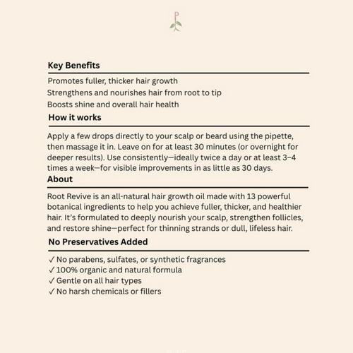 Root Revive Organic Hair Growth Oil