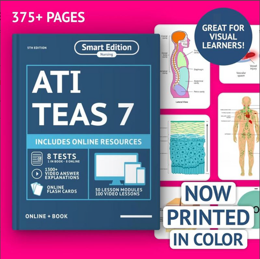 ATI TEAS 7 Study Guide – 5th Edition | Practice Tests + Online Resources